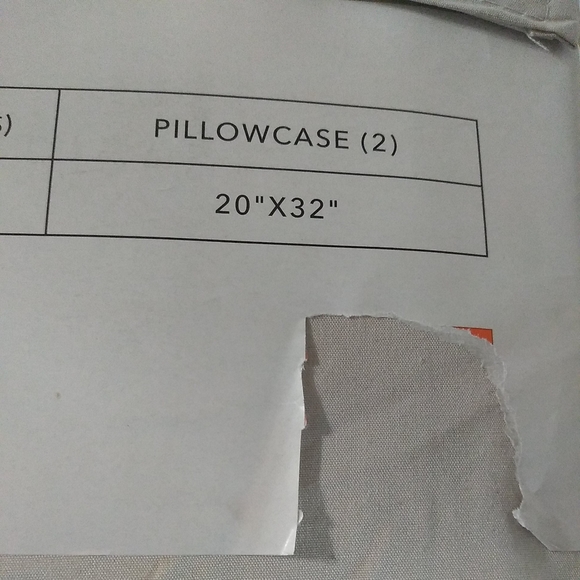 Longaberger Beige Queen Sheet Set - Picture 7 of 7